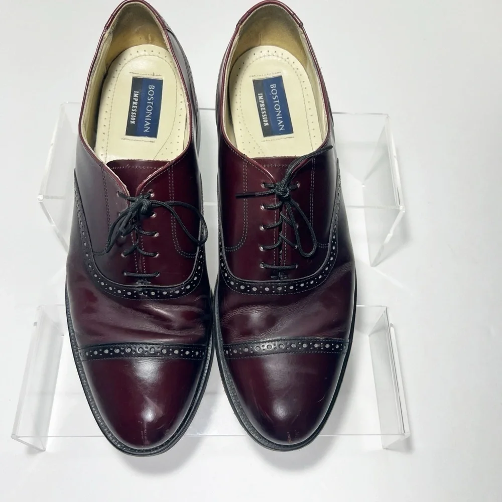 Bostonian Cherry Brown Oxfords Men’s size 12